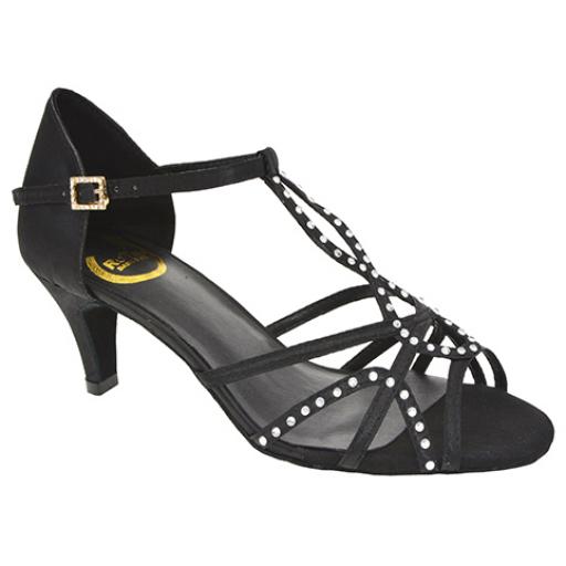 ANGIE - BLACK 2.25" or 3" heel