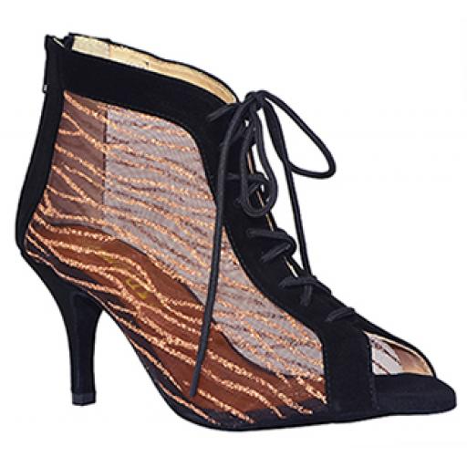 KIKI - BLACK /BRONZE 3" heel sizes .5, 7.5 & 8