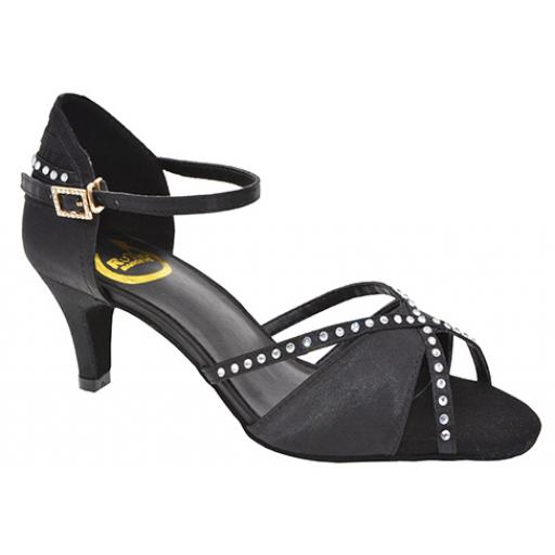 ALICE - BLACK 2.25" or 3" heel
