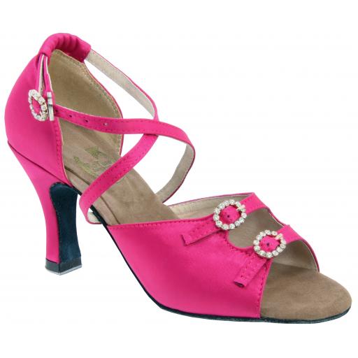 SOPHIA - hot pink 3&quot; heel sizes 3 &amp; 7