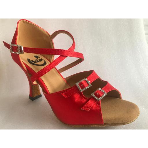 Trudi Red 3" heel sizes 4 & 6.5